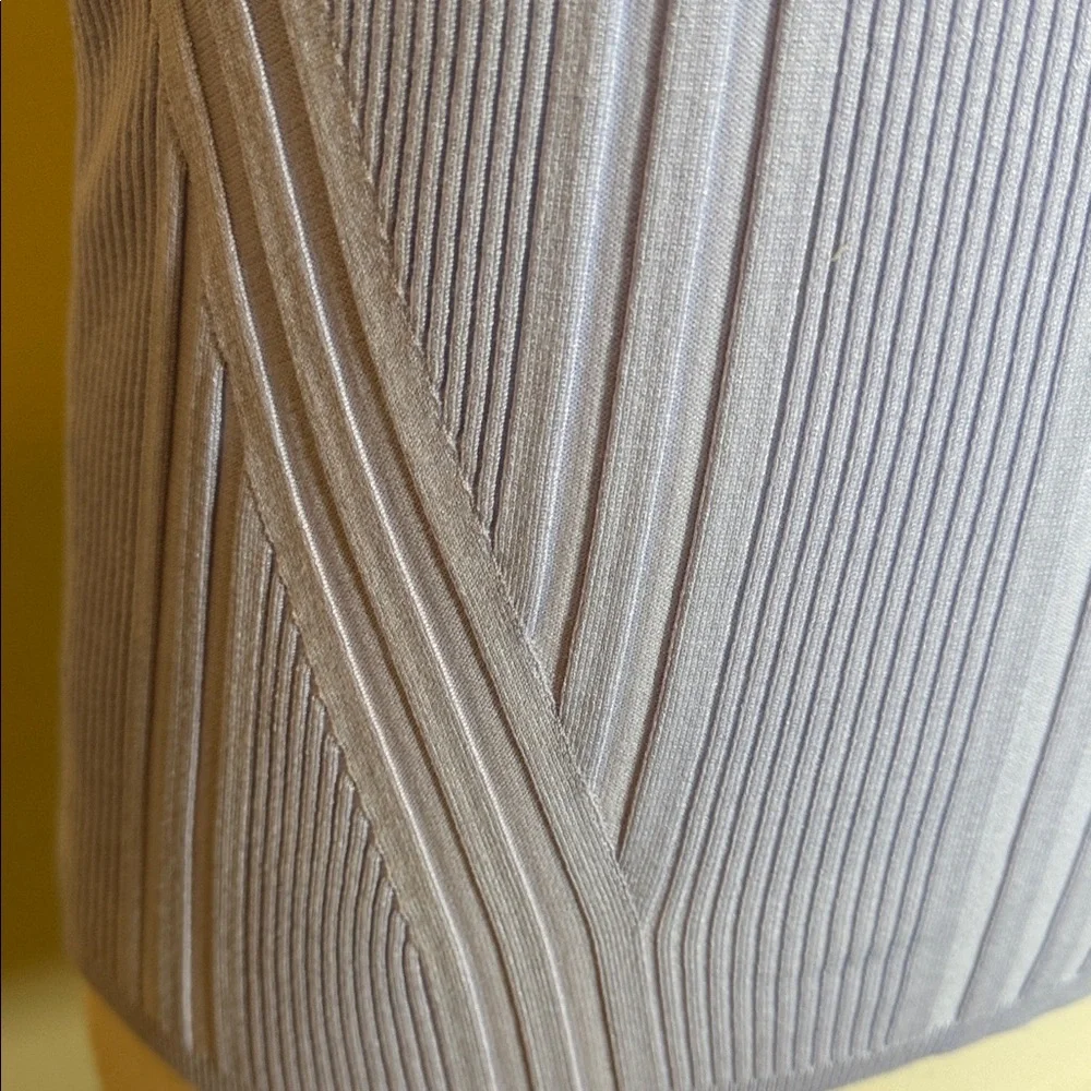 NWT White House Black Market periwinkle Turtleneck Sweater size large - Picture 4 of 7